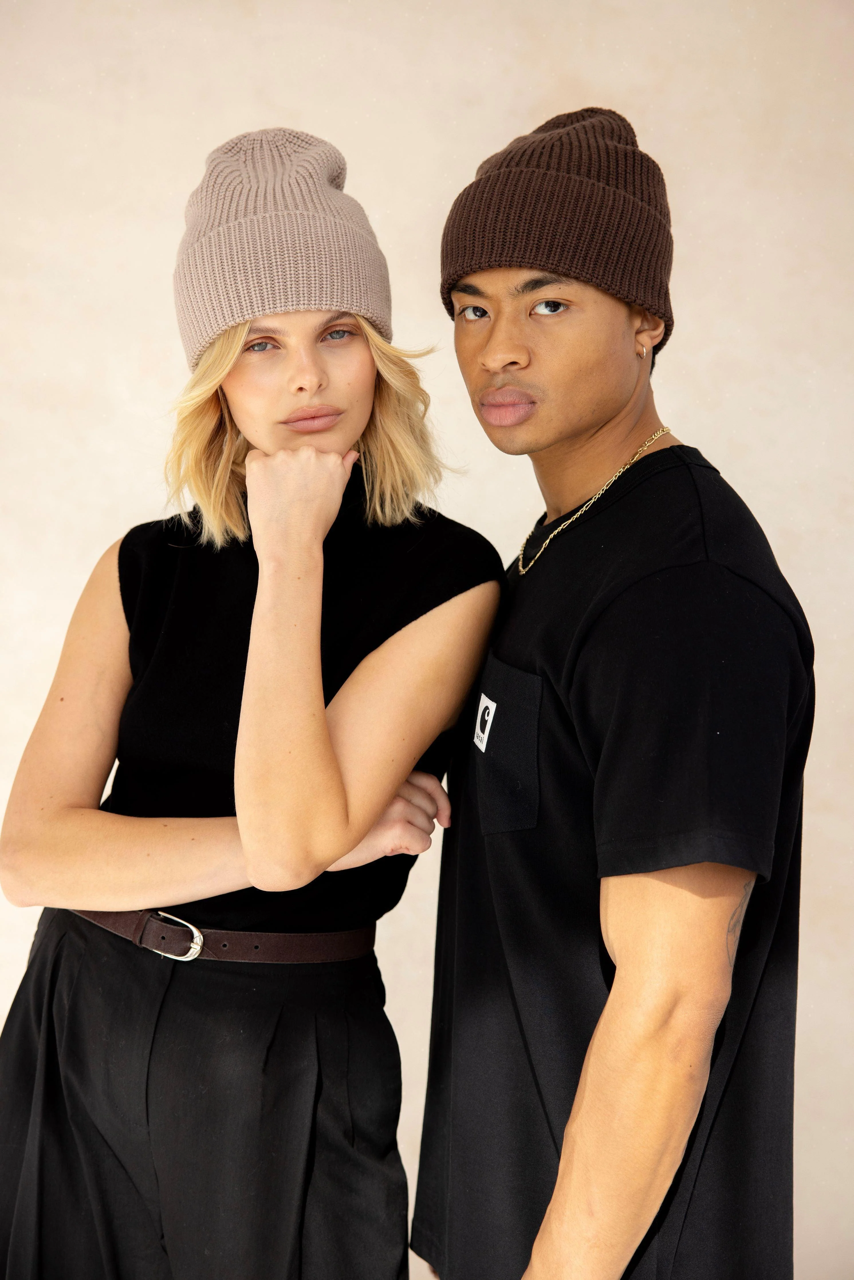 The Merino Wool Beanie - Pinecone Beige - Image 6