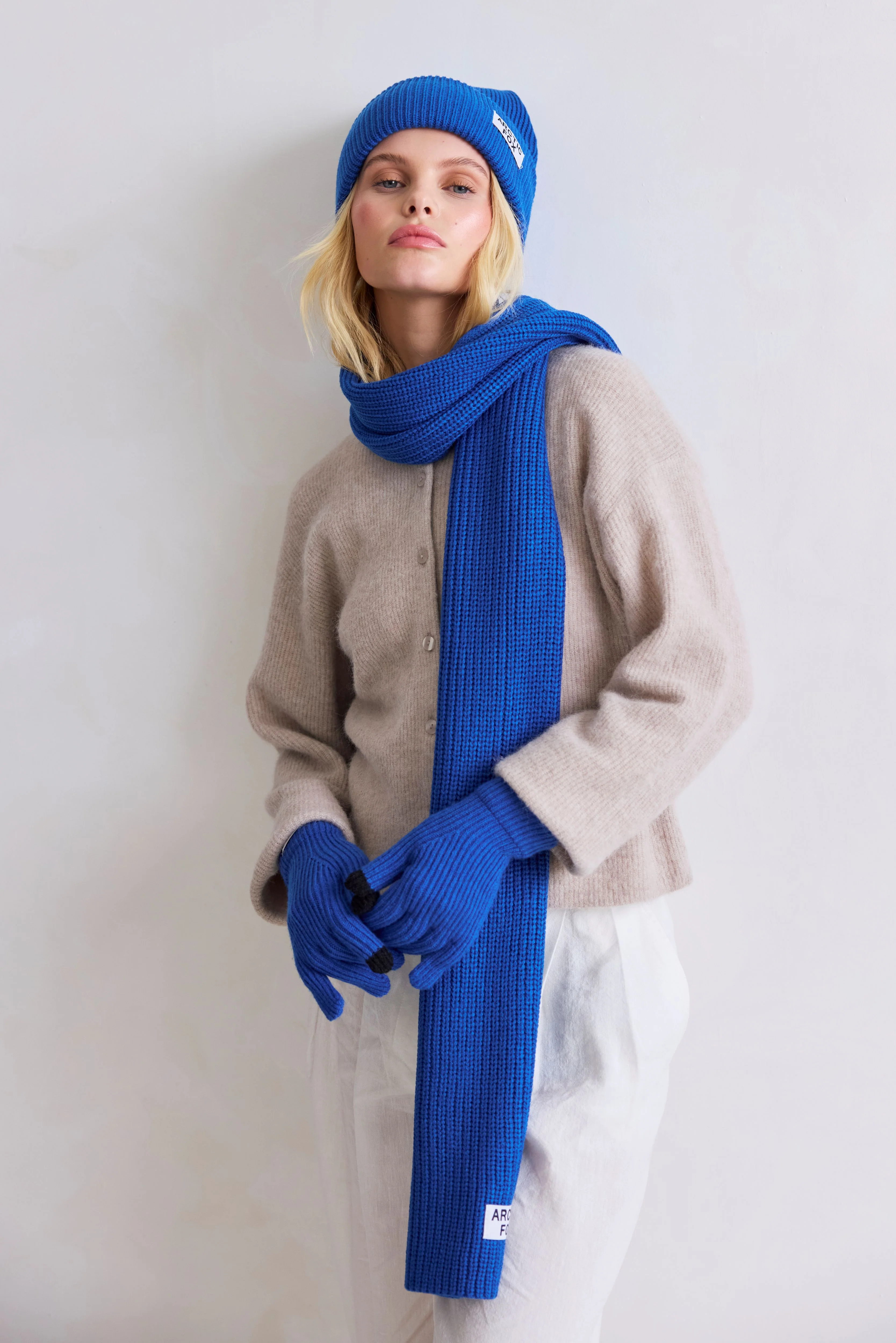 The Recycled Bottle Beanie - Ocean Blue - Image 5