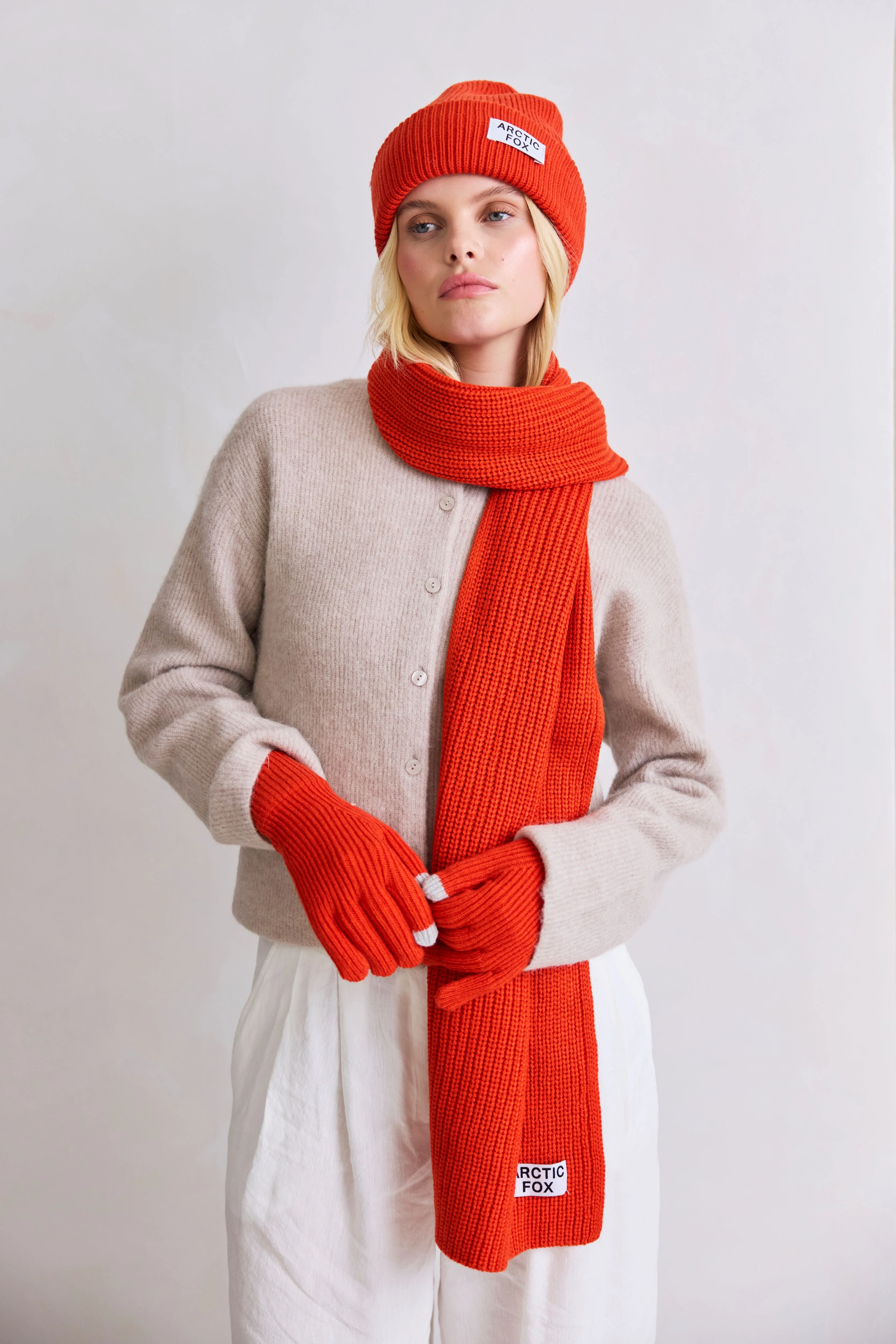 The Recycled Bottle Beanie - Sunkissed Coral - Image 3