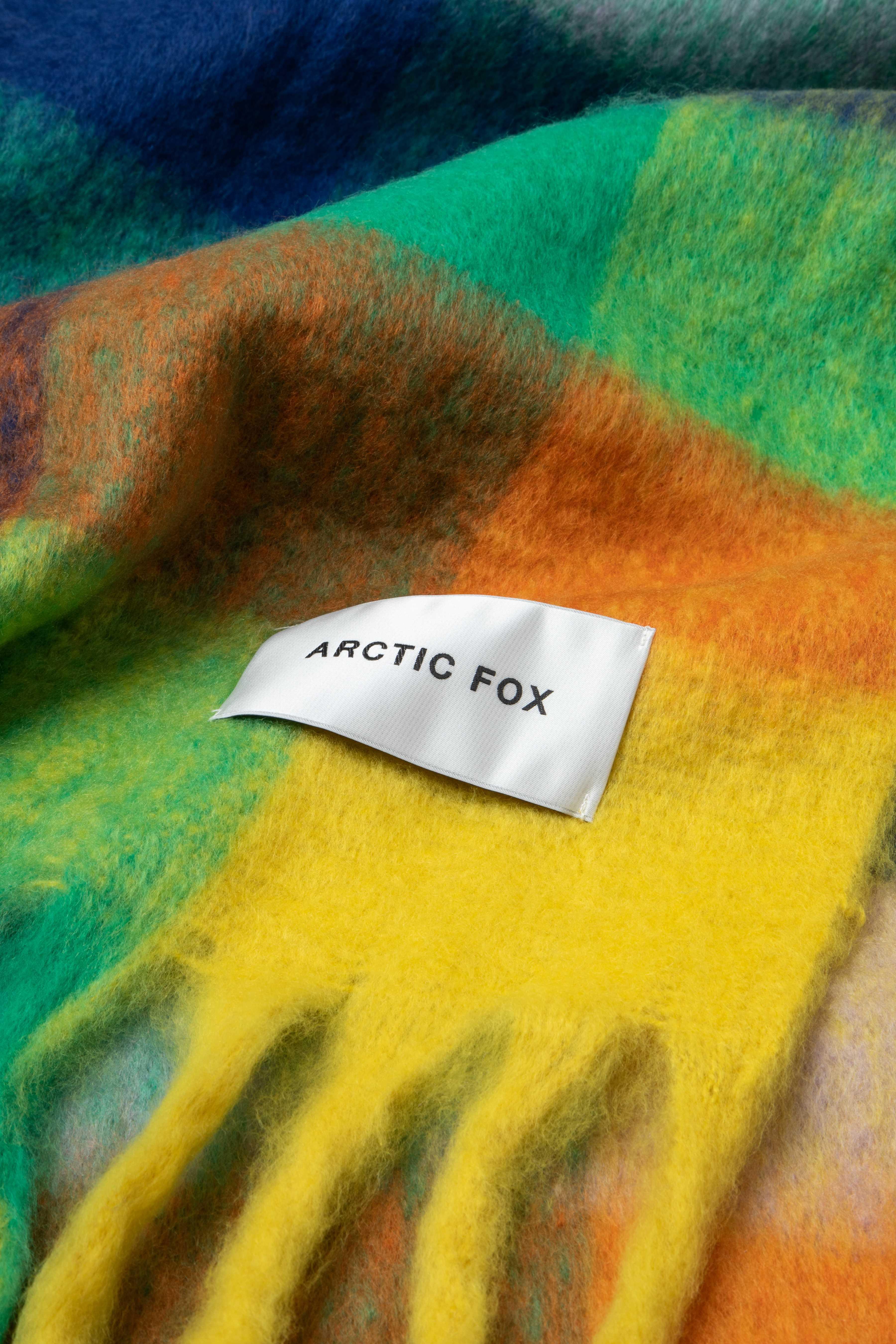 The Reykjavik Check Scarf - Nordic Skies - Image 8