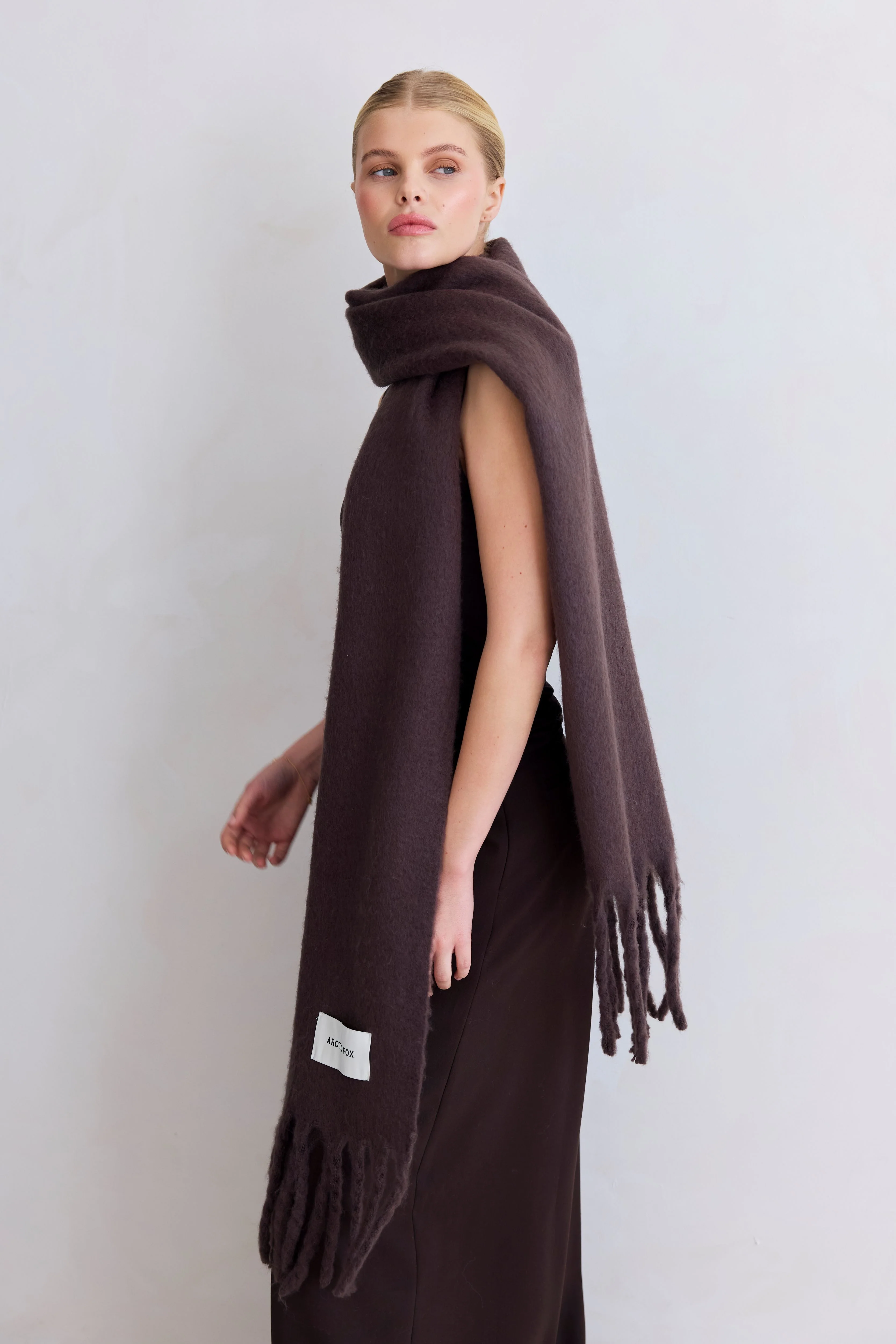 The Reykjavik Scarf - Ground Coffee - Image 6